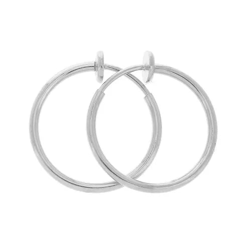 Créoles pour oreilles non perçées